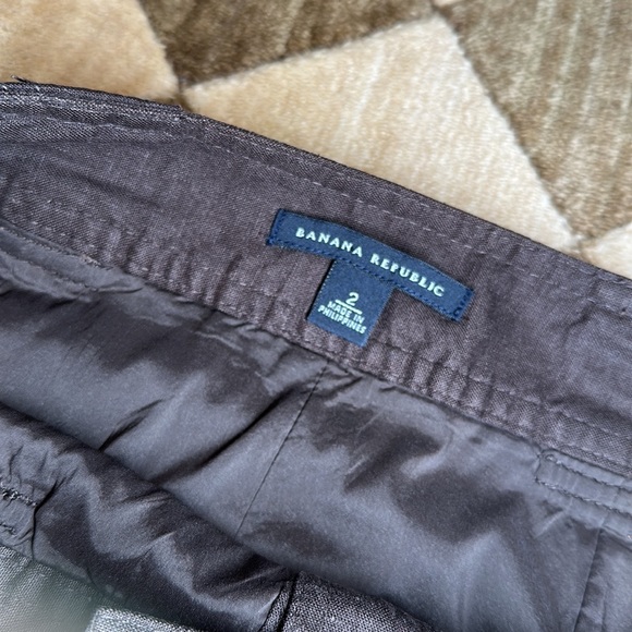 BANANA REPUBLIC linen blend skirt - Picture 7 of 7